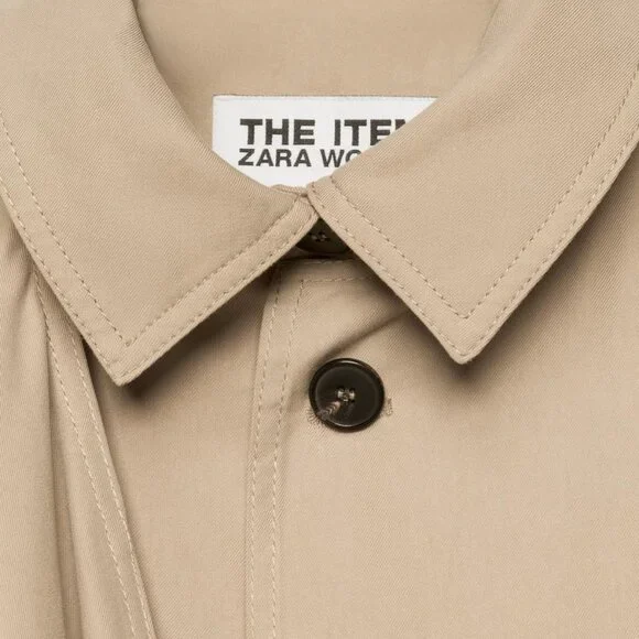 NWOT / REMOVABLE VEST TRENCH COAT 2 IN 1 / THE ITEM ZARA WOMAN